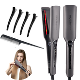 Placa de Par profesionala Wanty® Mac-Style, Pentru Indreptat si Ondulat parul, Tehnologie cu Ioni Negativi & Infrarosu