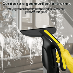 Aspirator geamuri Valorix PRIME, Putere de aspiratie mare, Autonomie 35 min