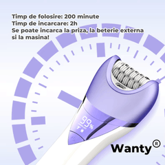 Aparat de Ras si Epilator 7 in 1 Lady Shaver pentru Femei Wanty®