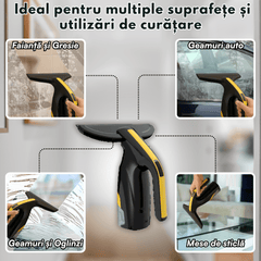 Aspirator geamuri Valorix PRIME, Putere de aspiratie mare, Autonomie 35 min