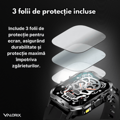 Ceas Smartwatch Valorix®, Ecran 1.96" HD