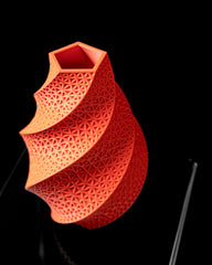 Vaza Decorativa Wire ArtVeris Inaltime 20cm Portocaliu Wanty