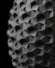 Vaza Decorativa Cobble ArtVeris Inaltime 20cm Negru Wanty