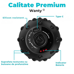 Minge profesională Wanty® pentru masaj trigger points