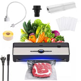 aparat de vidat PRO cu carne vidata, rola de pungi, furtun si accesorii incluse
