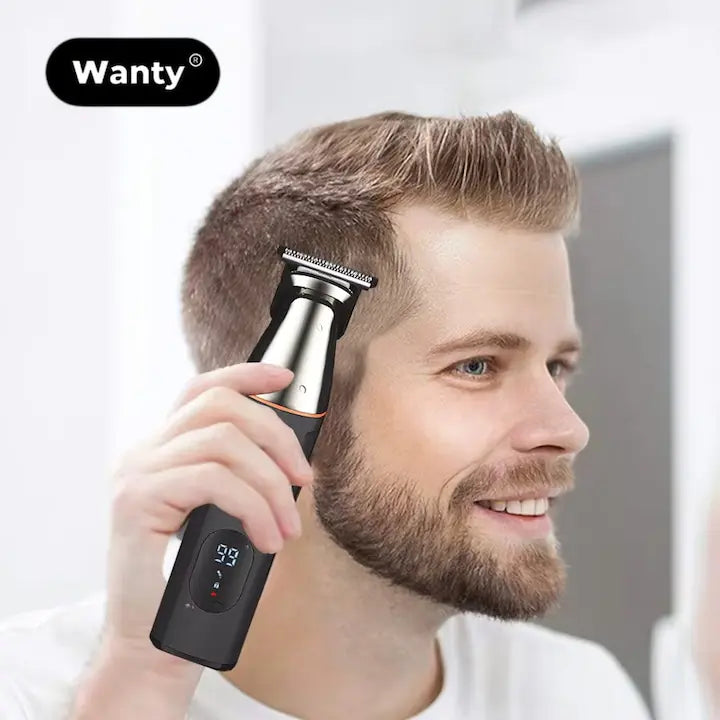 Masina de Tuns si Ras Pro - 5 in 1 Pentru Par, Barba, Corp, Nas Wanty