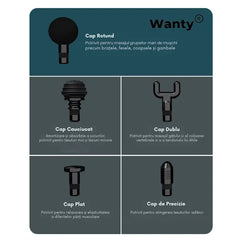 Aparat profesional Wanty® pentru masaj full body