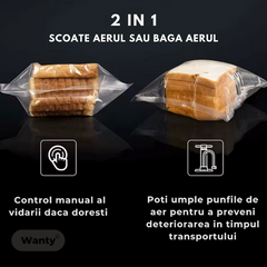 Aparat de Vidat si Sigilat Ultra Pro Industrial Vacum Multifunctional, Putere 240W Wanty