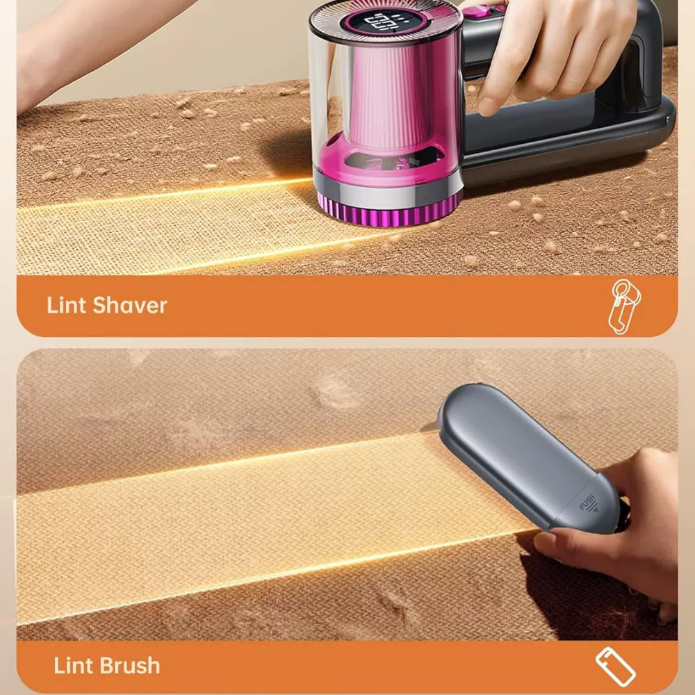 Aparat de Curatat Scame Wanty®, 2000mAh, Portabil, Recipient 200ml Usor de Curatat