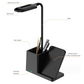 Lampa Led de Birou, Masa si Noptiera Multifunctionala 3 in 1 Business Pro Binovation® cu incarcare Wireless