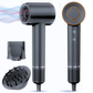 Uscator de Par Ionic Profesional Wanty®, Feon, 150.000 RPM, 1500W, 2 Viteze cu 3 Trepte de Temperatura 30° 50° 80°