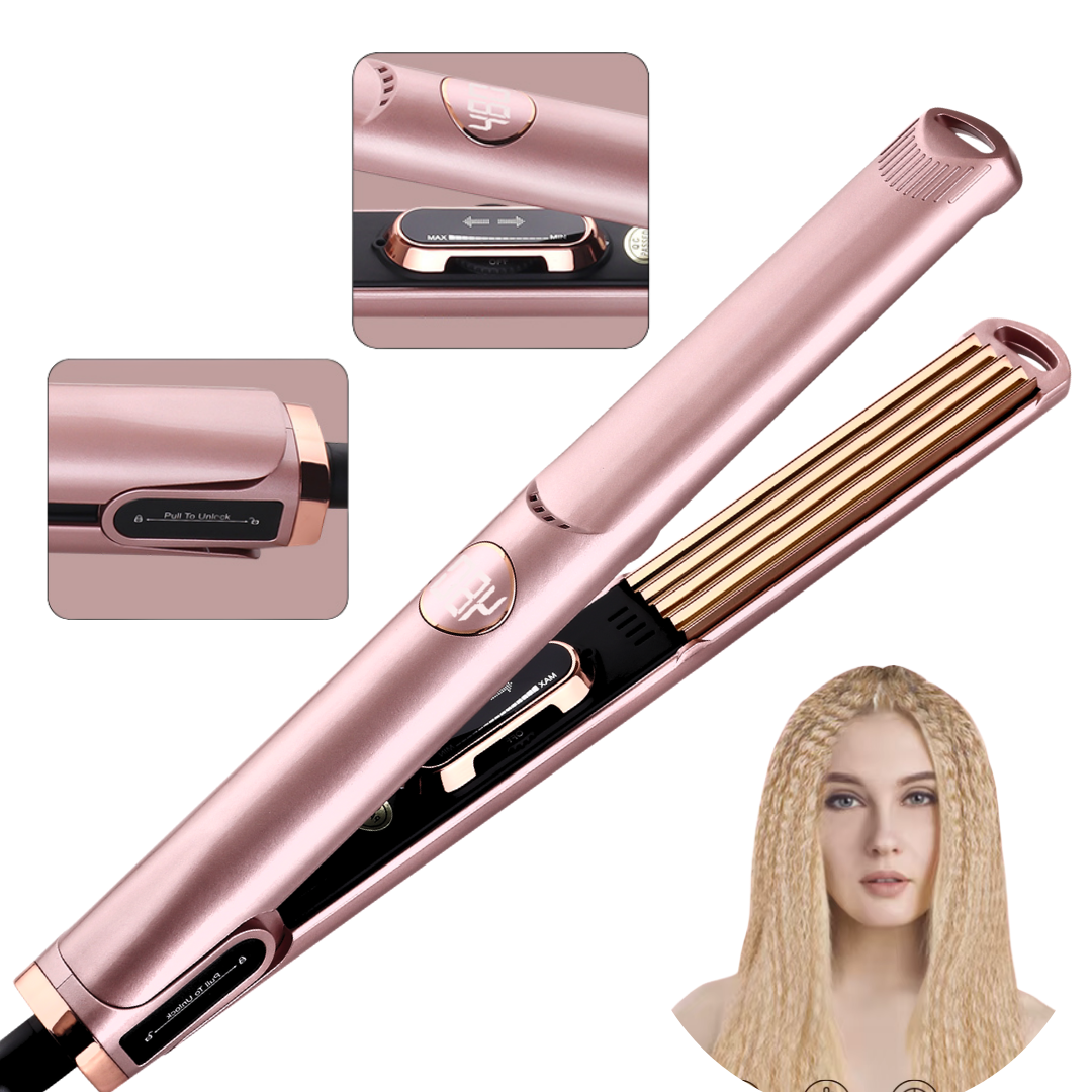 Placa de Creponat si Indreptat Parul profesionala Wanty® Mac-Style