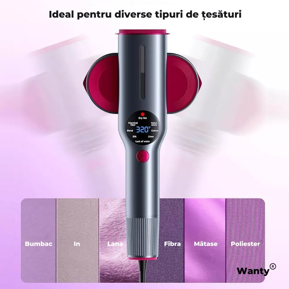 Aparat De Calcat Cu Abur Wanty®, 1200W, 7 Programe Reglabile