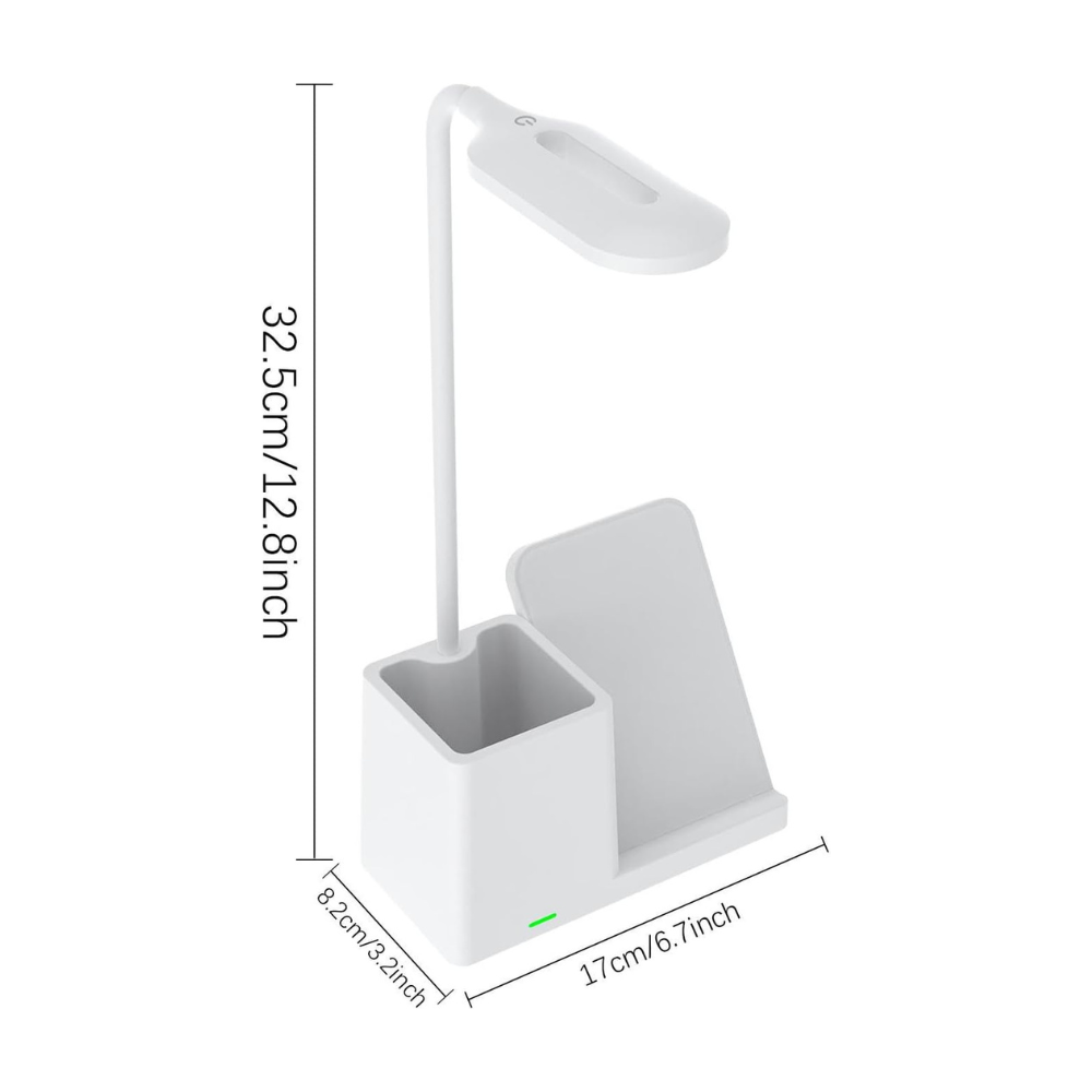 Lampa Led de Birou, Masa si Noptiera Multifunctionala 3 in 1 Business Pro Binovation® cu incarcare Wireless
