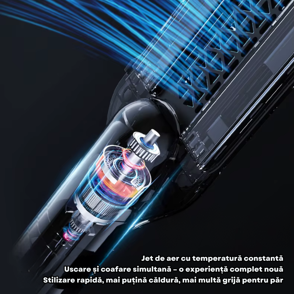 Placa de Par profesionala Wanty® HS-800, 2 in 1 cu Air Comb Wanty