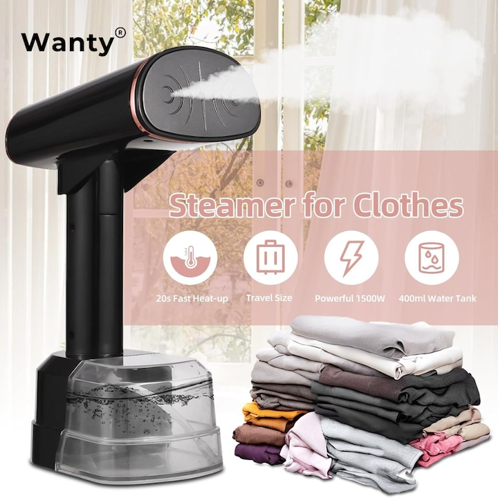 Aparat de călcat vertical Wanty® pentru haine delicate