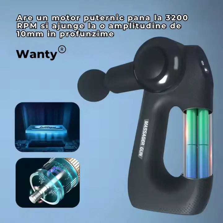 Aparat profesional Wanty® pentru masaj full body