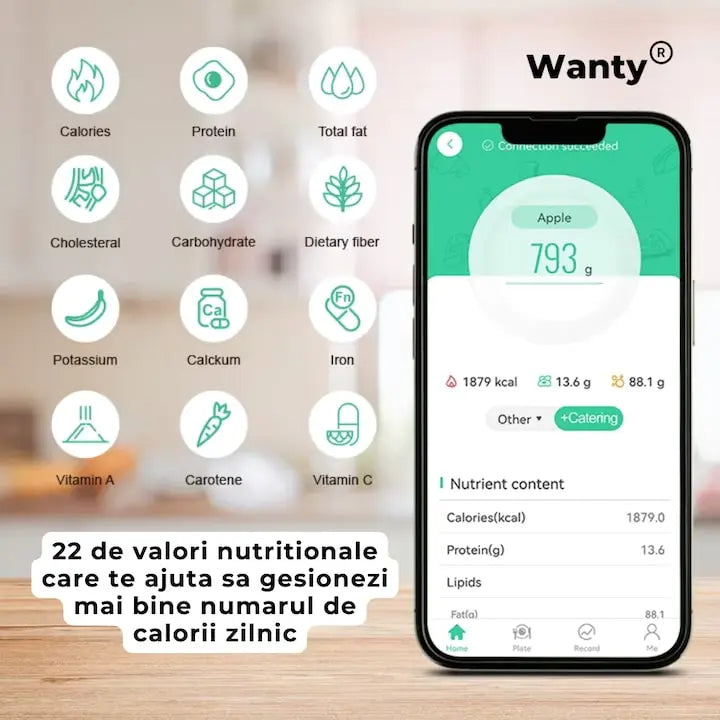 Cantareste mancarea cu Wanty®