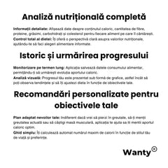 Calculeaza caloriile cu Wanty