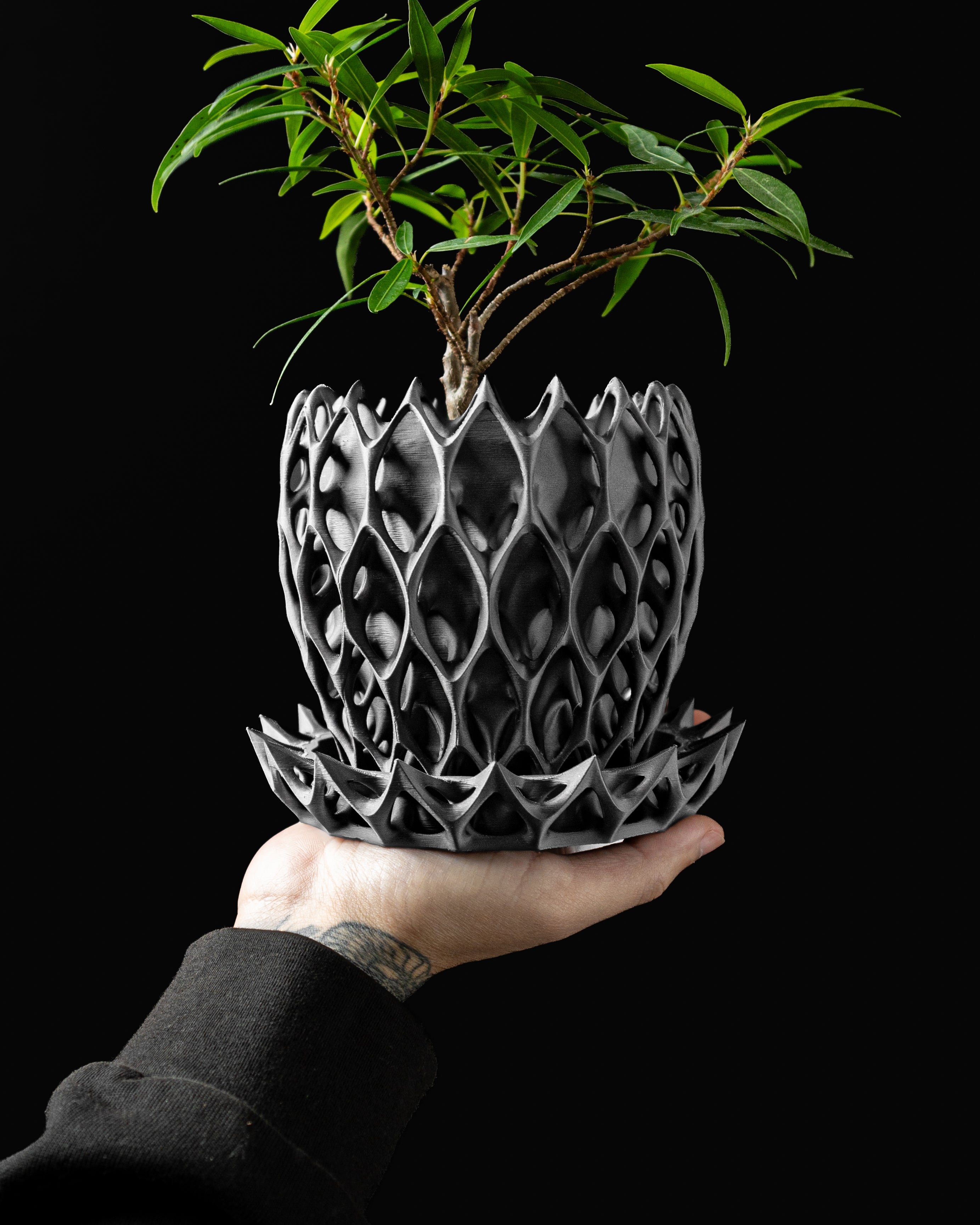 Ghiveci Decorativ Invader2 ArtVeris Inaltime 12cm