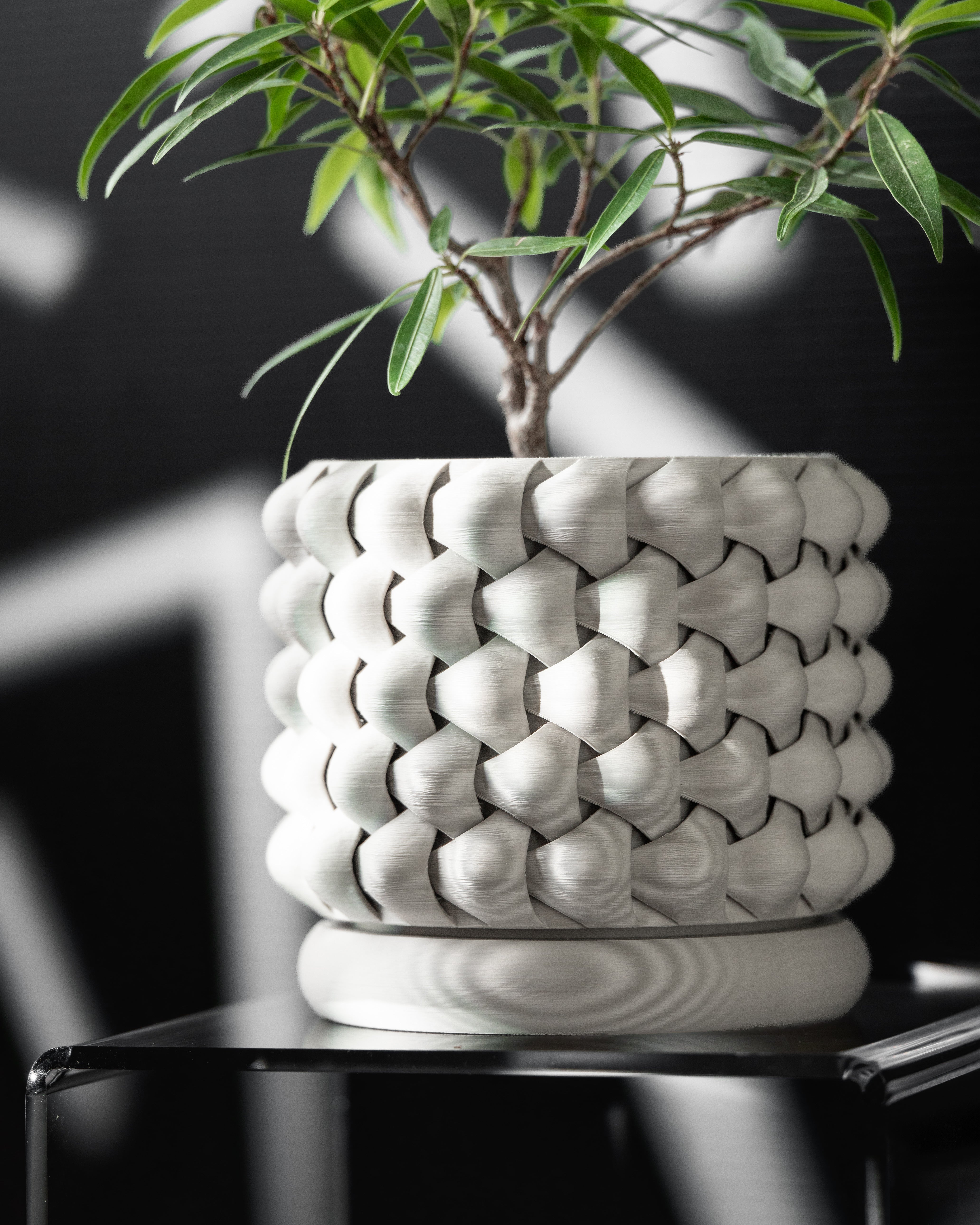 Ghiveci Decorativ Tri-Weave ArtVeris Inaltime 12cm