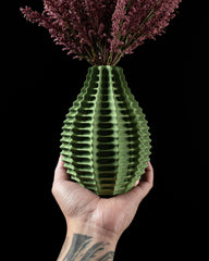 Vaza Decorativa Ribbed ArtVeris Inaltime 20cm