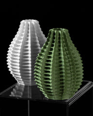 Vaza Decorativa Ribbed ArtVeris Inaltime 20cm