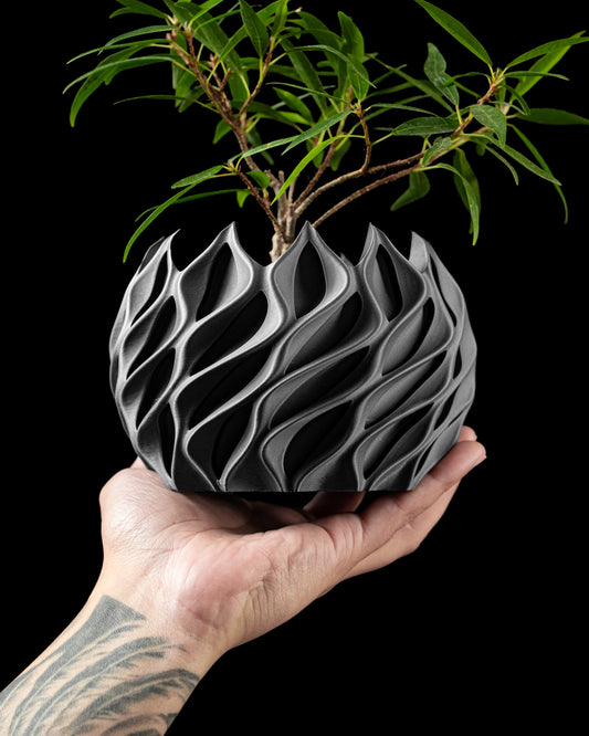Ghiveci Decorativ Twisted ArtVeris Inaltime 11cm