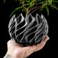 Ghiveci Decorativ Twisted ArtVeris Inaltime 11cm