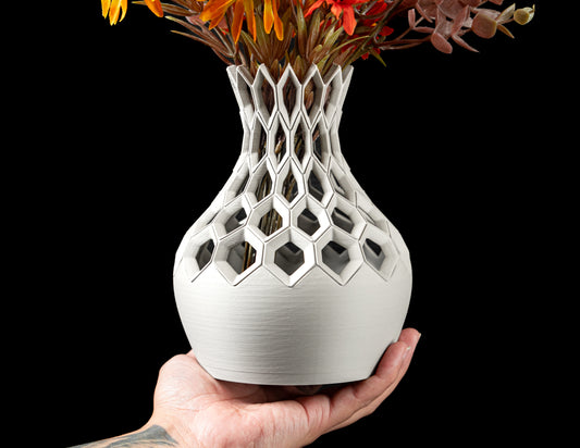 Vaza Decorativa Hexa ArtVeris Inaltime 20cm