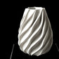 Vaza Decorativa Twisted ArtVeris Inaltime 20cm Alb