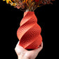 Vaza Decorativa Wire ArtVeris Inaltime 20cm Portocaliu