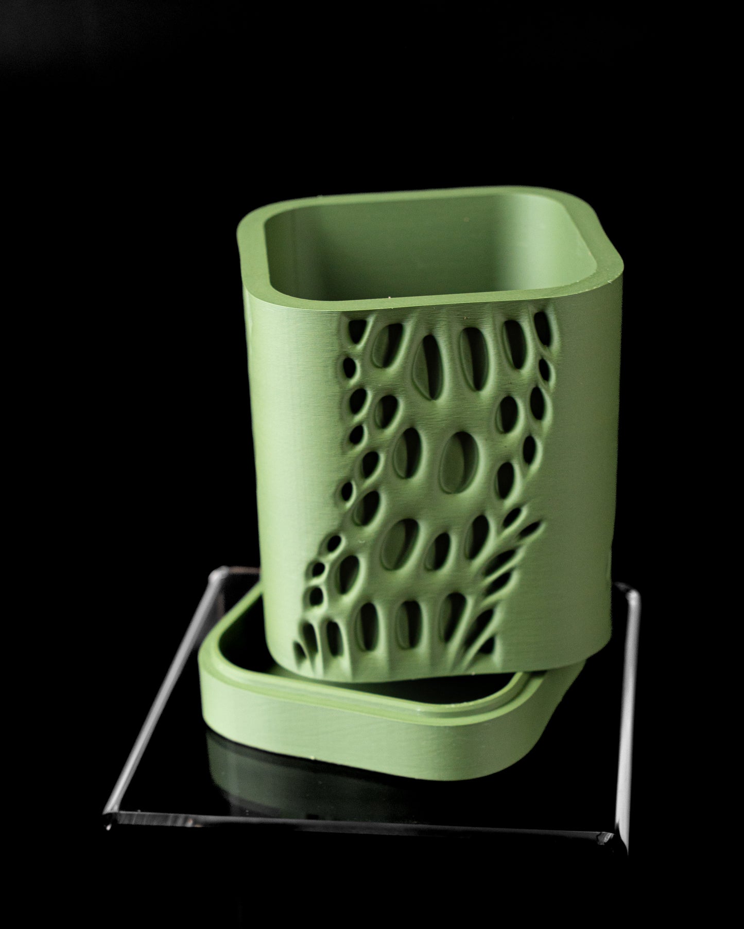 Ghiveci Decorativ Vapor ArtVeris Inaltime 13cm Verde