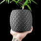 Ghiveci Ringa ArtVeris Inaltime 12cm Negru