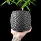 Ghiveci Ringa ArtVeris Inaltime 12cm Negru