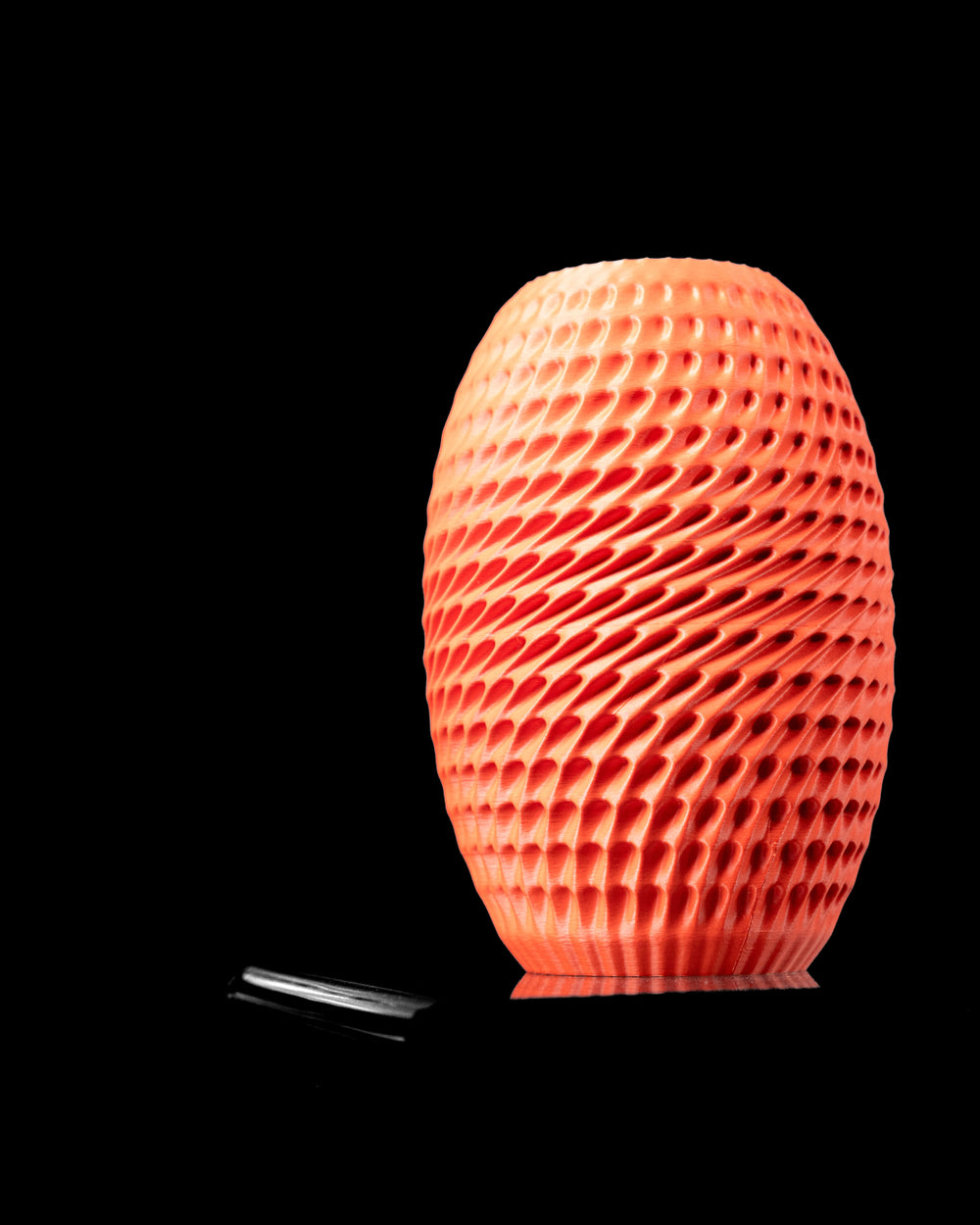 Vaza Decorativa Burrow ArtVeris Inaltime 20cm Portocaliu Wanty