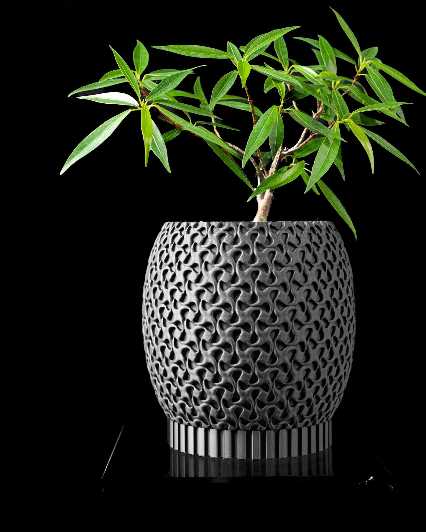 Ghiveci Ringa ArtVeris Inaltime 12cm Negru