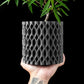 Ghiveci Rhon ArtVeris Inaltime 12cm Negru