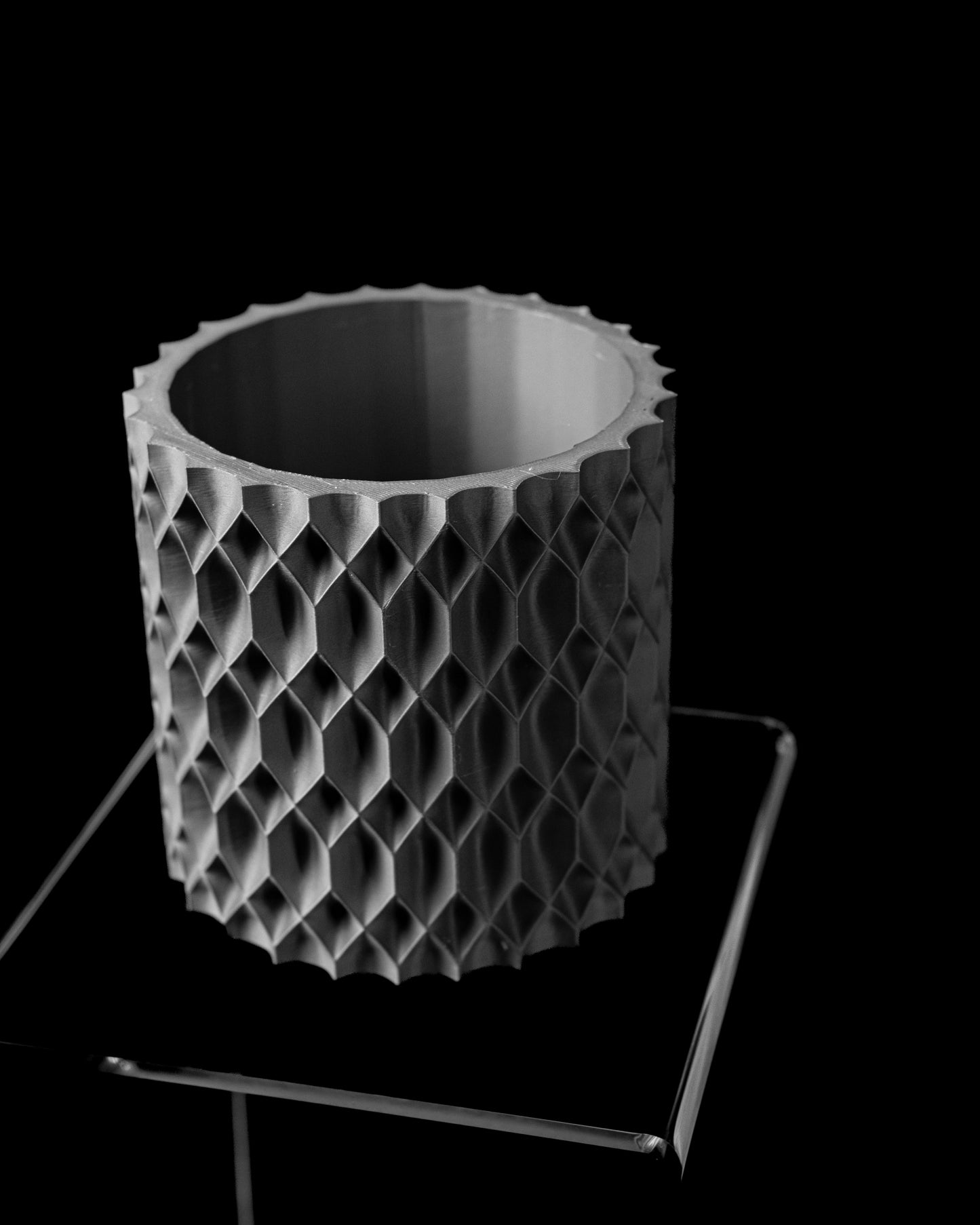 Ghiveci Rhon ArtVeris Inaltime 12cm Negru