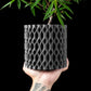 Ghiveci Rhon ArtVeris Inaltime 12cm Negru