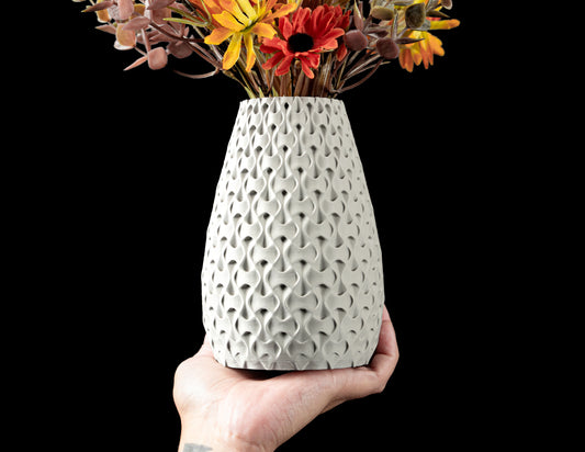 Vaza Decorativa Inter ArtVeris Inaltime 20cm Alb