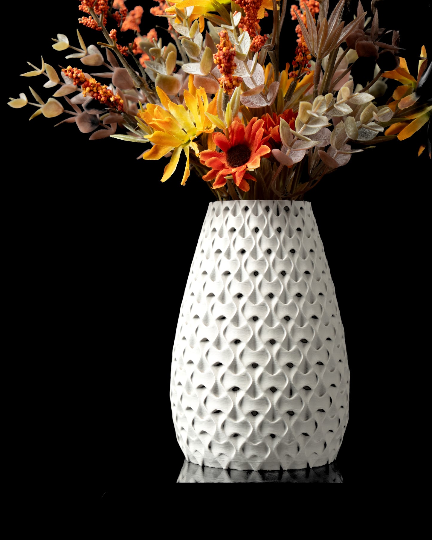 Vaza Decorativa Inter ArtVeris Inaltime 20cm Alb