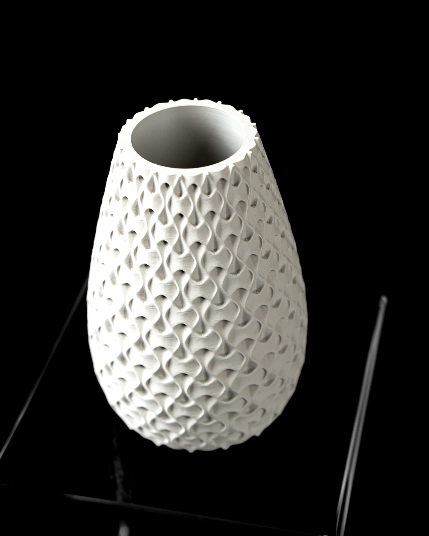 Vaza Decorativa Inter ArtVeris Inaltime 20cm Alb