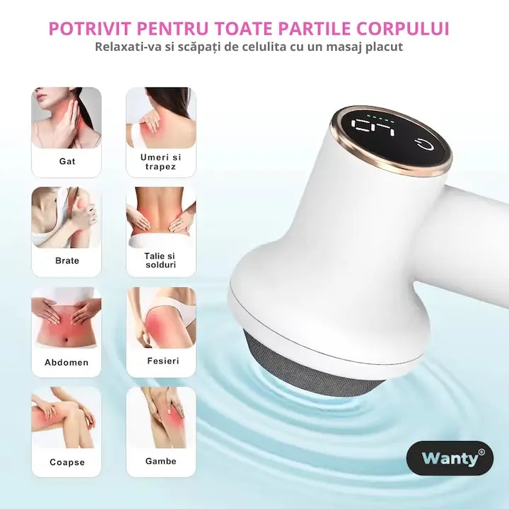 Dispozitiv Wanty® pentru reducerea celulitei și relaxare