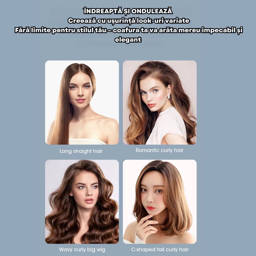 Placă Wanty® profesională pentru coafuri moderne