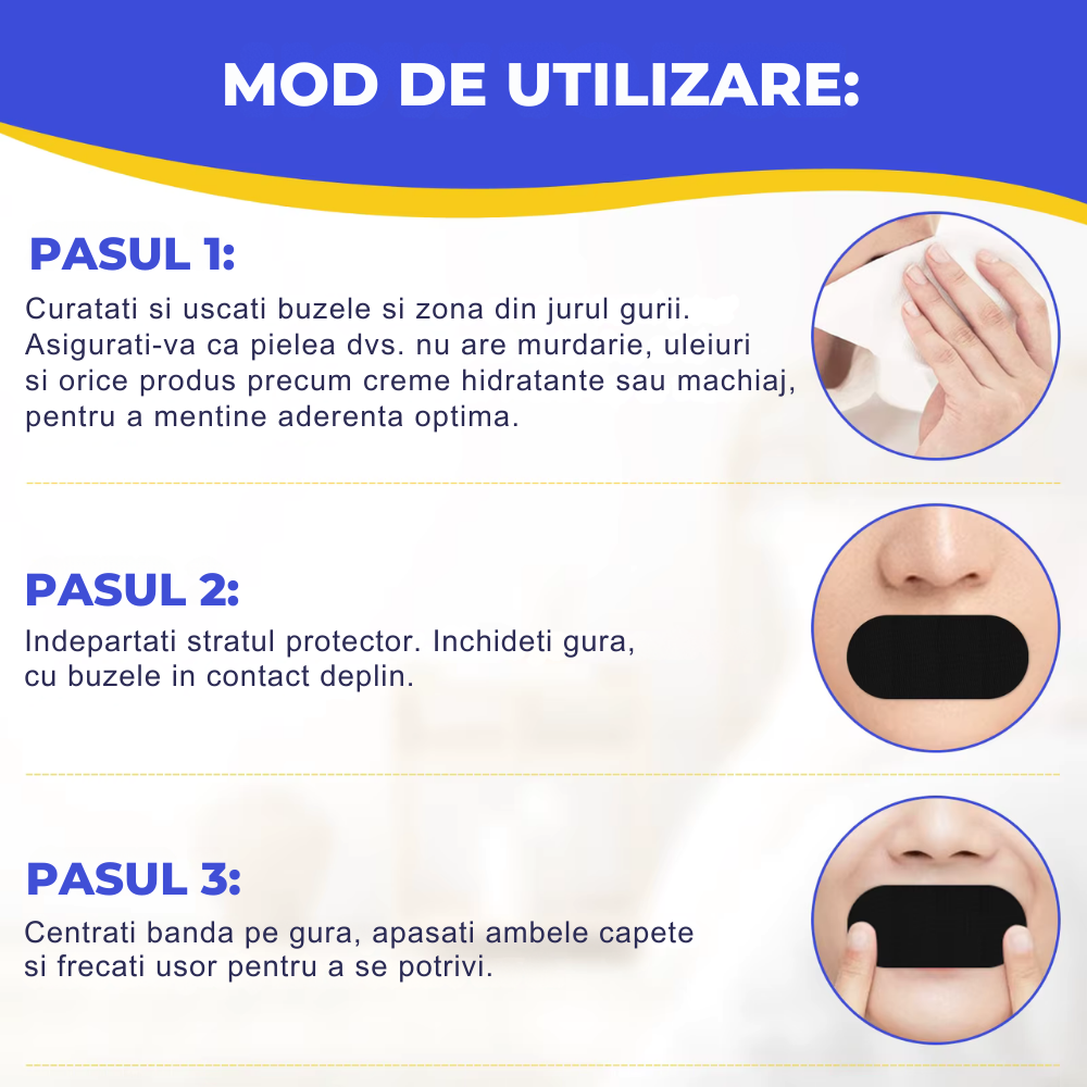 Plasturi confortabili Binovation® pentru respirație liberă