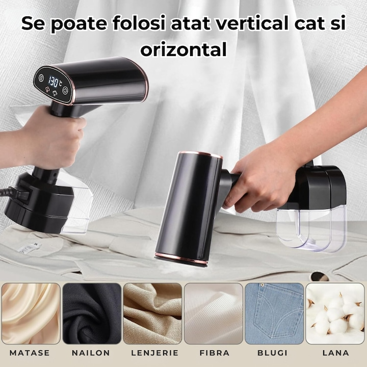 Steamer Wanty® vertical pentru haine și călătorii