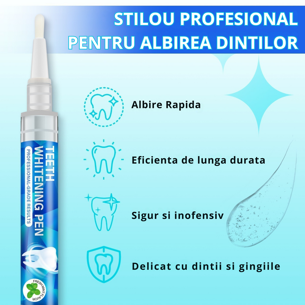 Stilou gel Binovation® pentru albirea dinților sensibili
