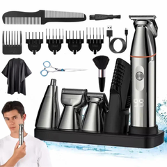 Masina de Tuns si Ras Pro - 5 in 1 Pentru Par, Barba, Corp, Nas