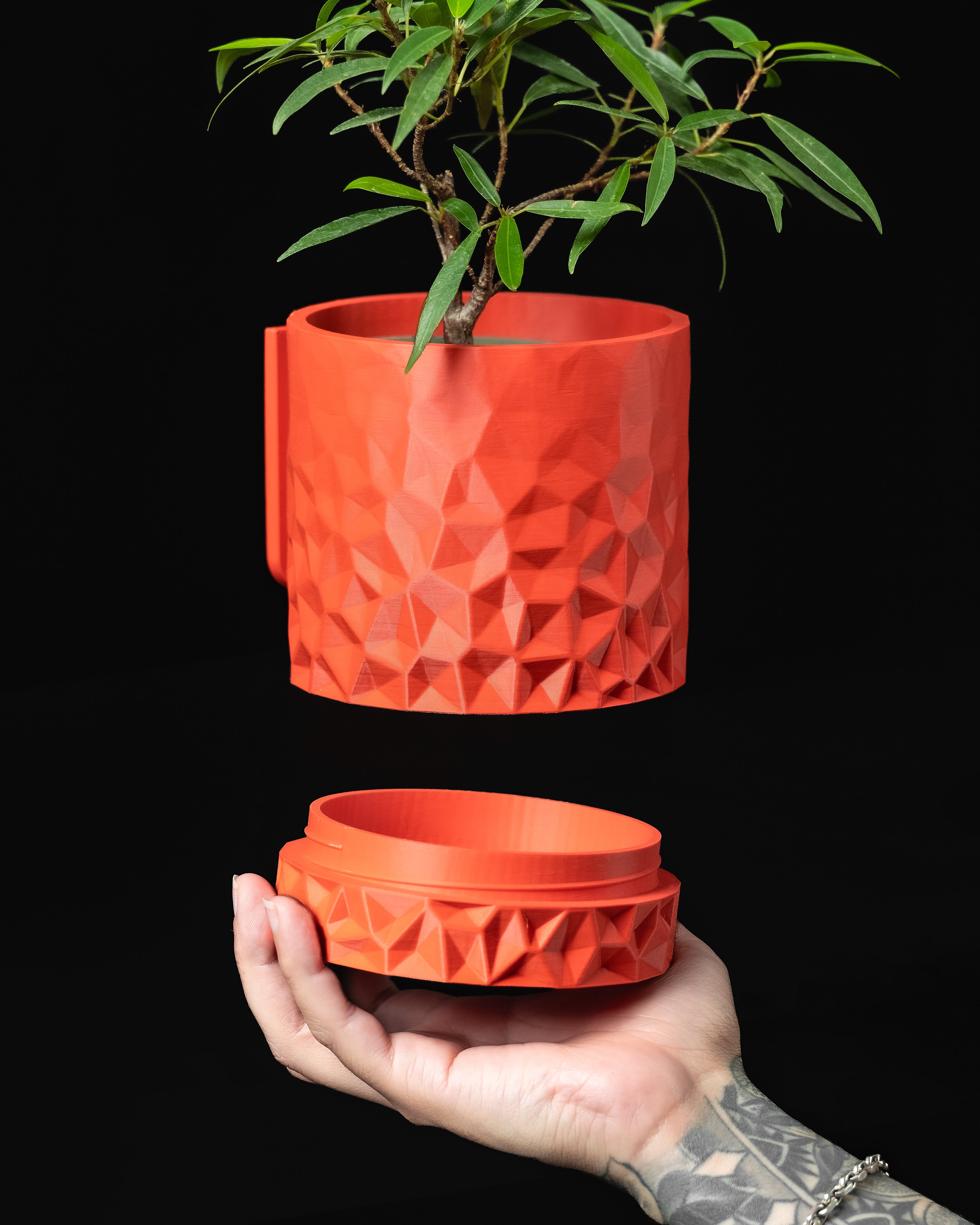 Ghiveci Decorativ Voronoi ArtVeris Inaltime 14cm
